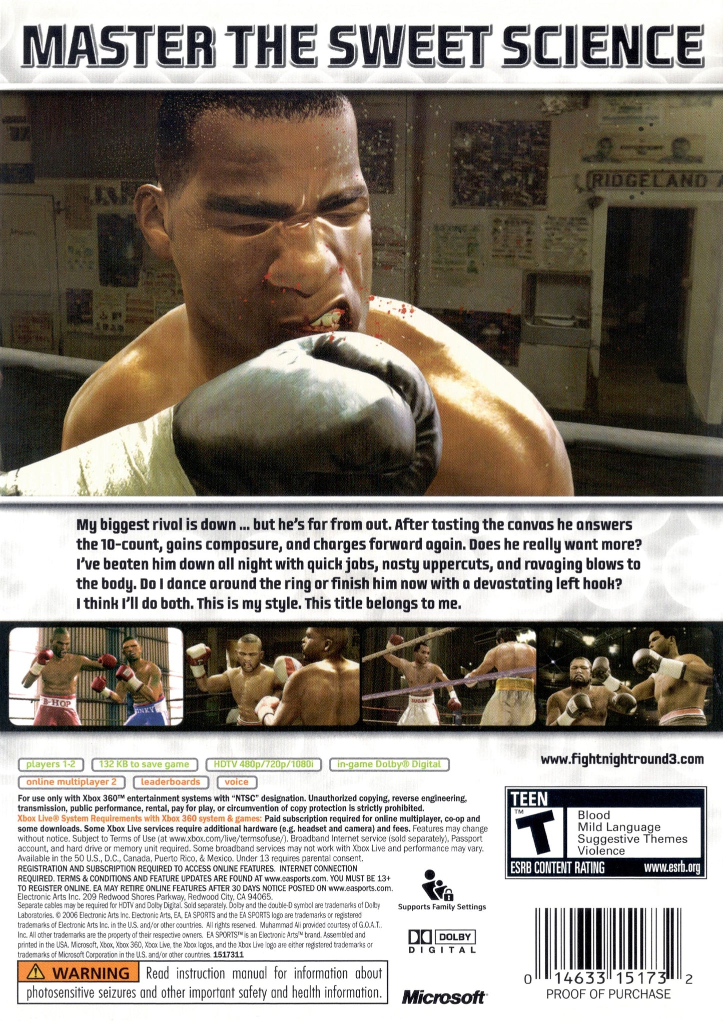 Fight Night Round 3 Xbox 360