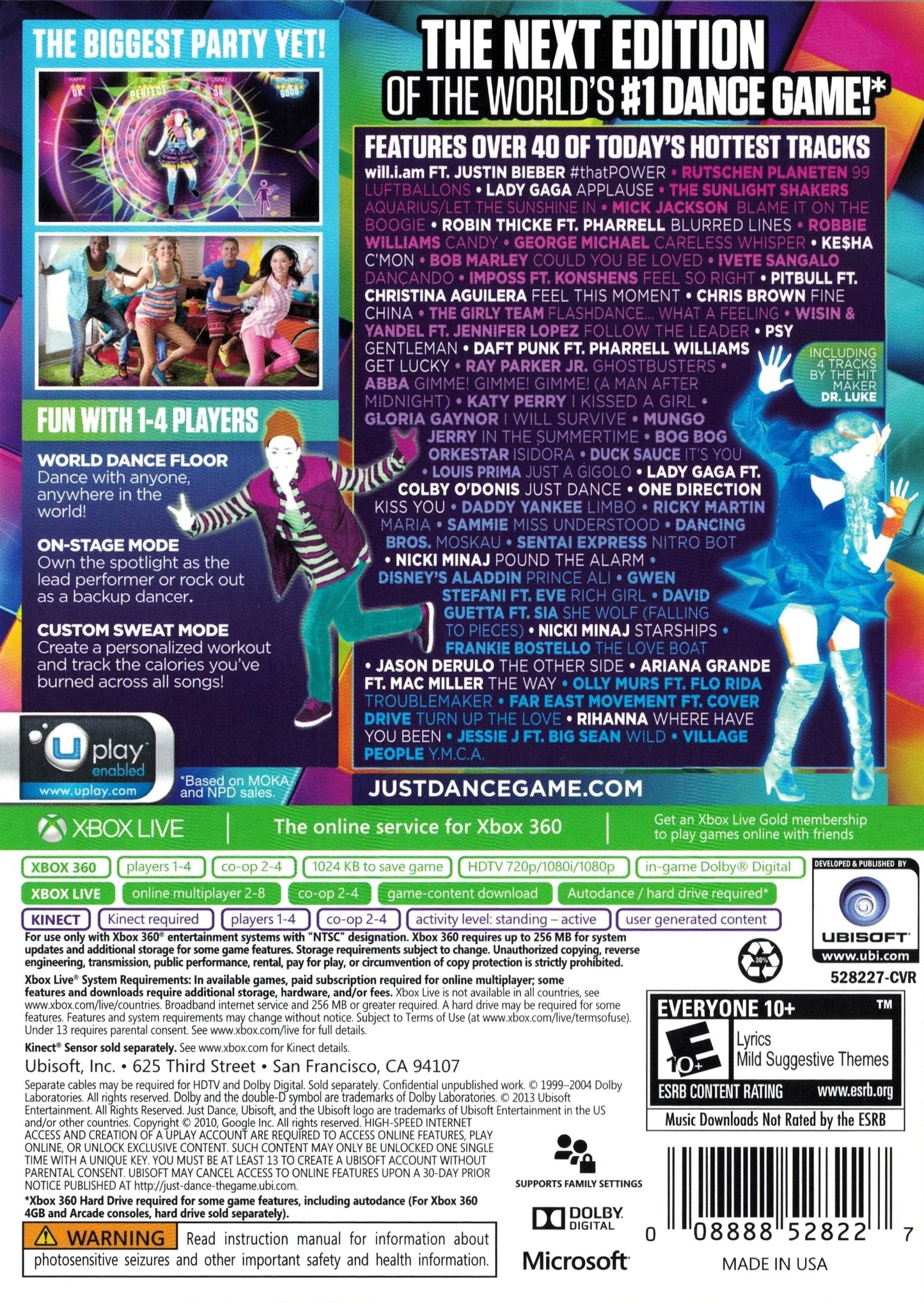 Just Dance 2014 Xbox 360