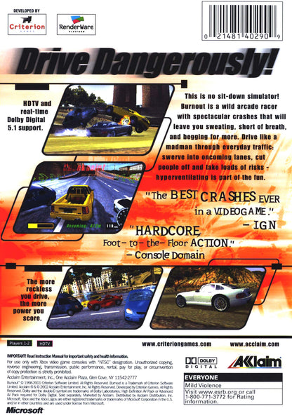 Burnout Xbox