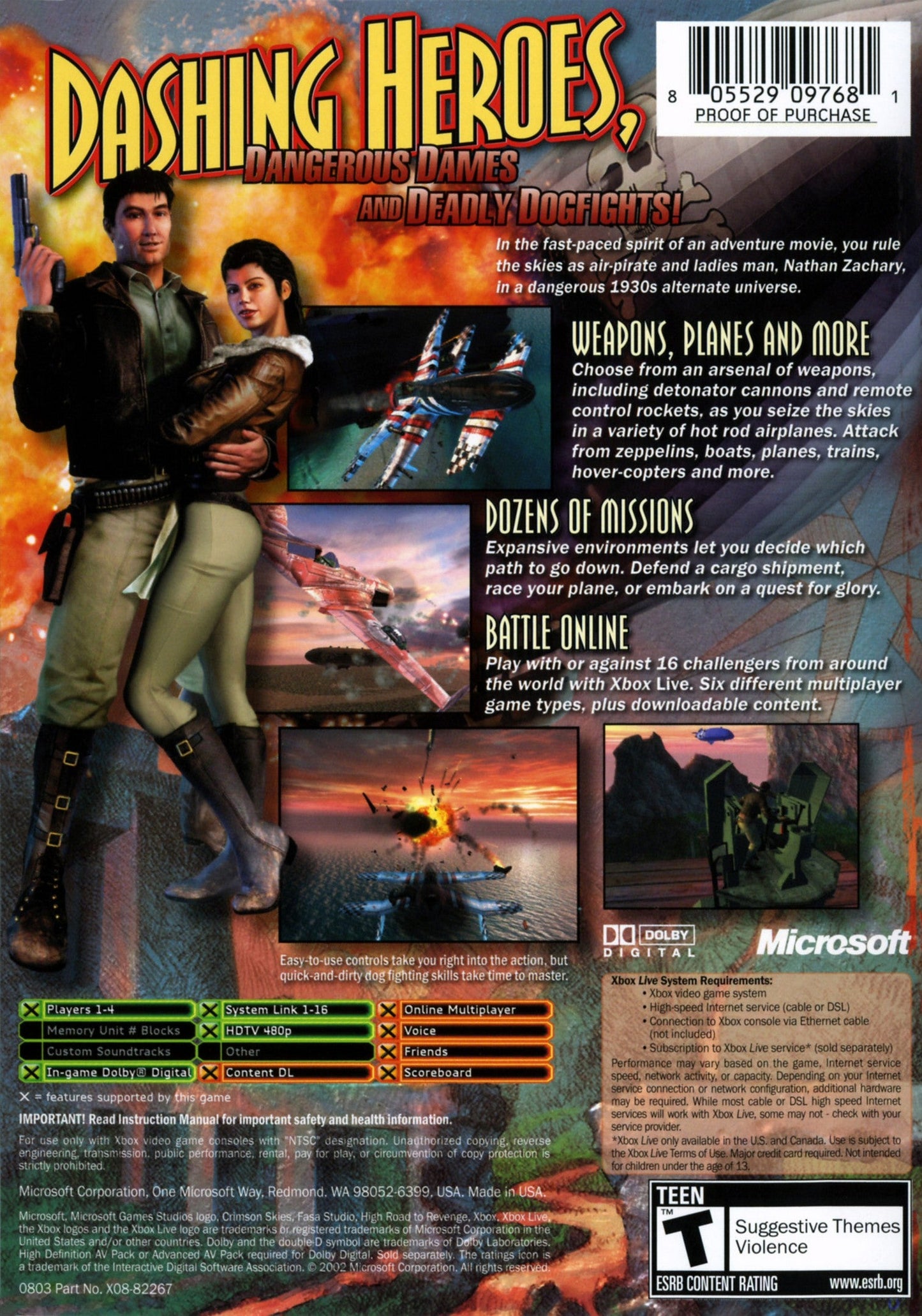 Crimson Skies Xbox