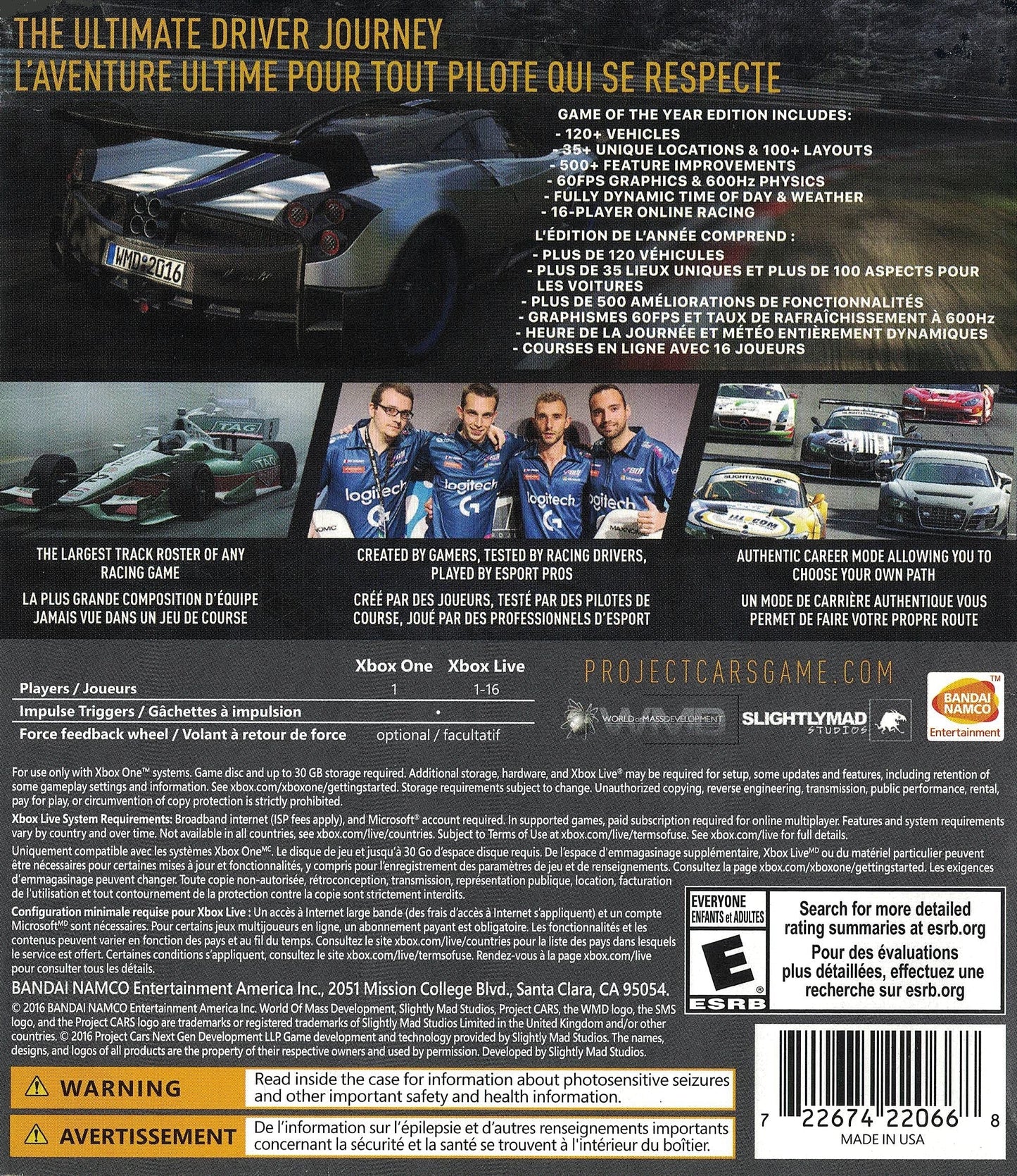 Project Cars [Game of the Year] Xbox One