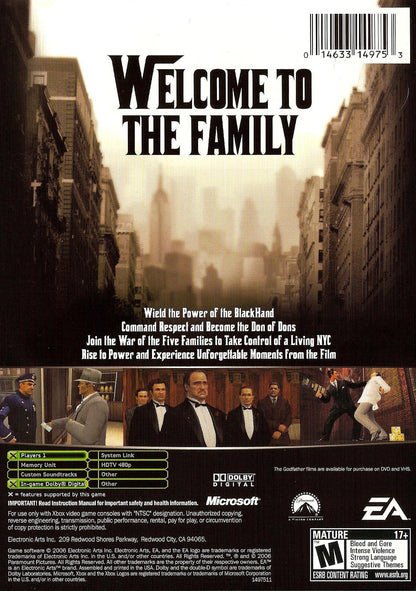 The Godfather Xbox