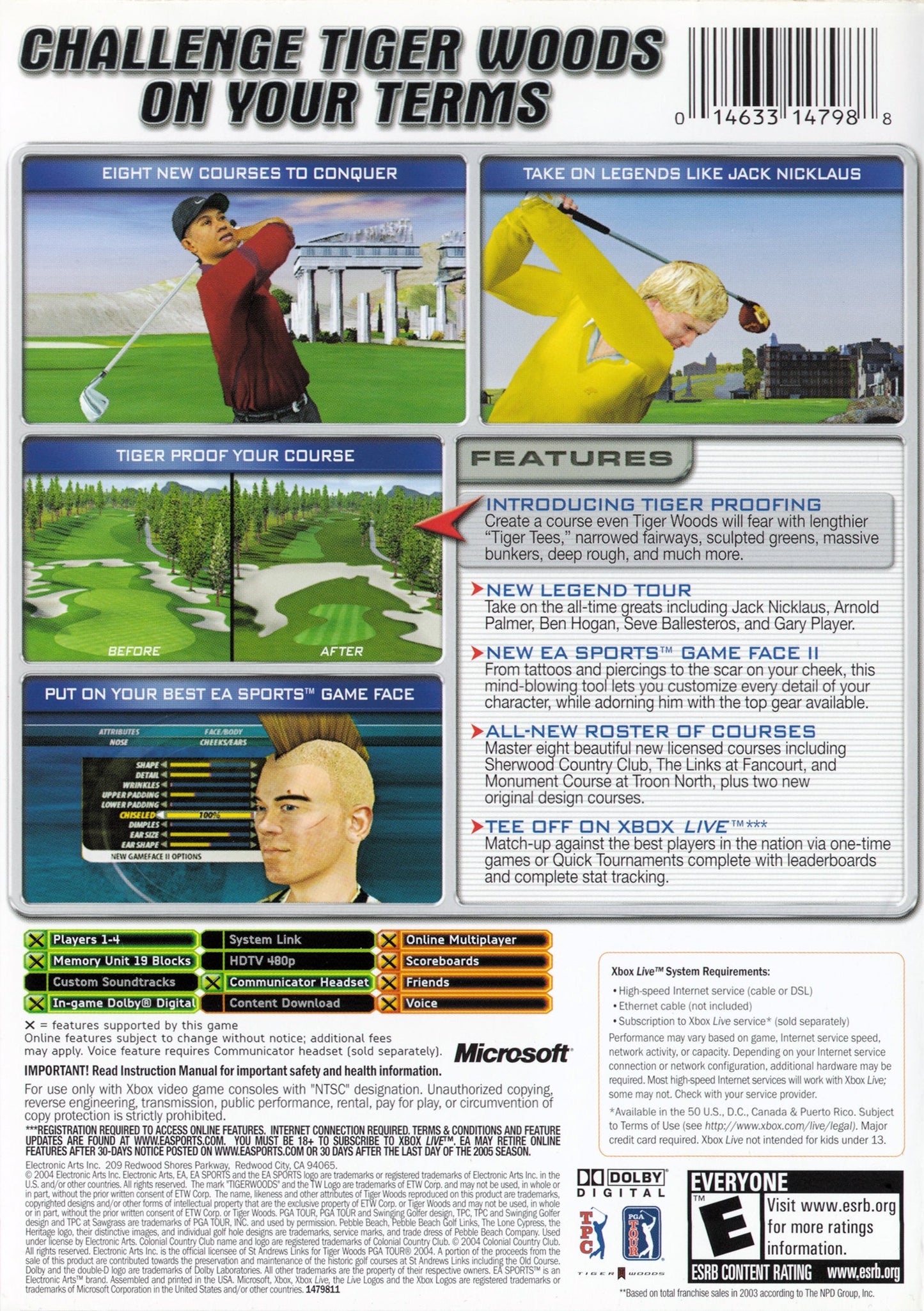 Tiger Woods 2005 Xbox