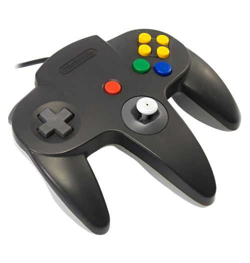 N64 Controller Black And Gray