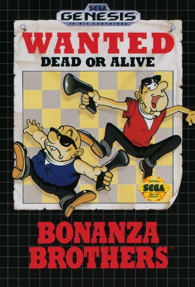Bonanza Brothers Sega Genesis