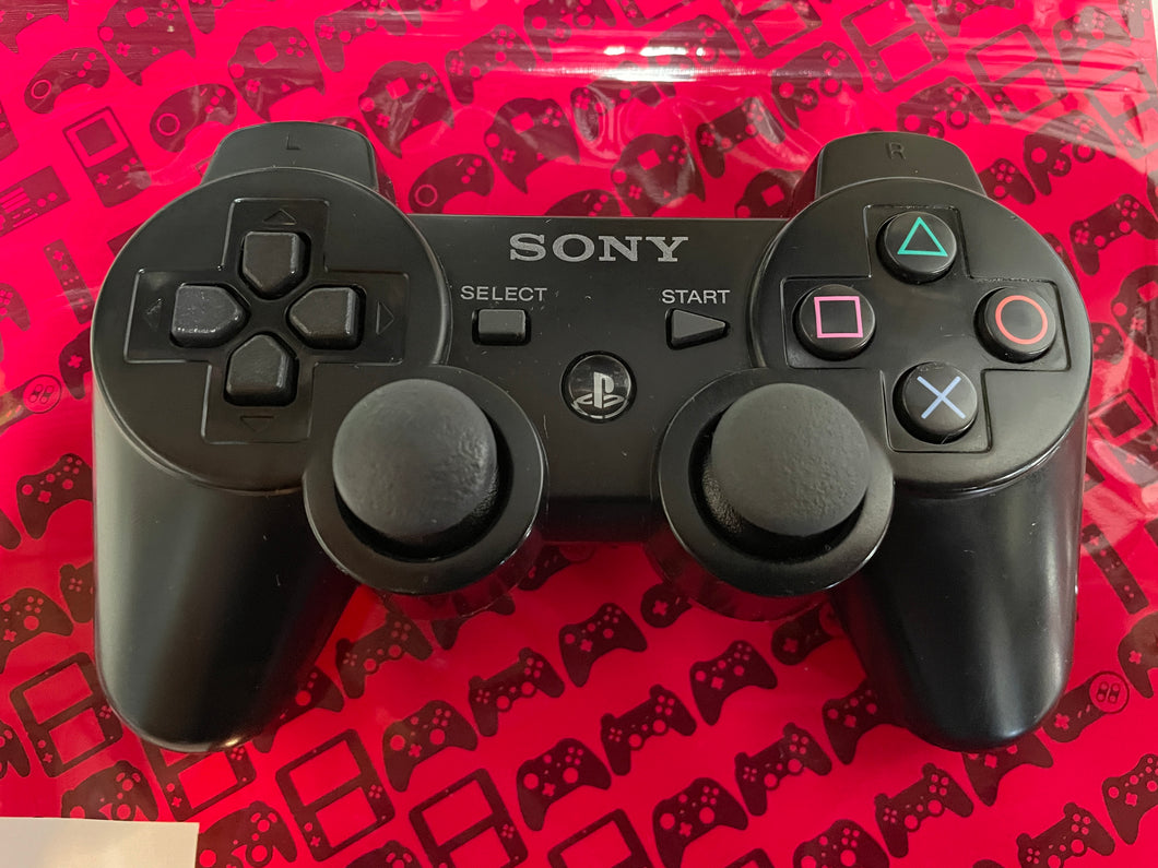 Genuine OEM Sony PS3 Sixaxis DualShock 3 Wireless Controller - Black