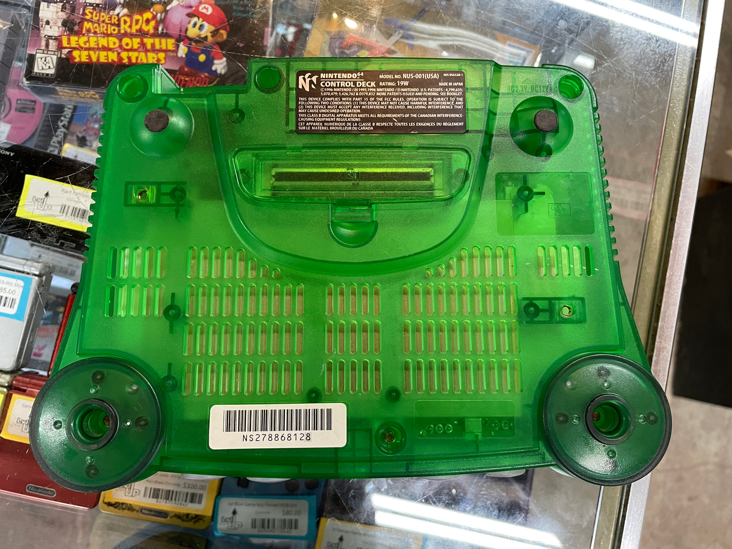 Jungle Green Funtastic N64 Console Nintendo 64