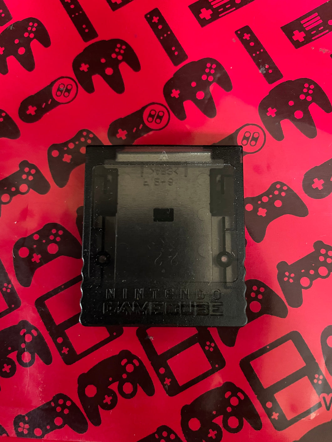 Nintendo GameCube Memory Card 59 Blocks US DOL-008 Clear Black