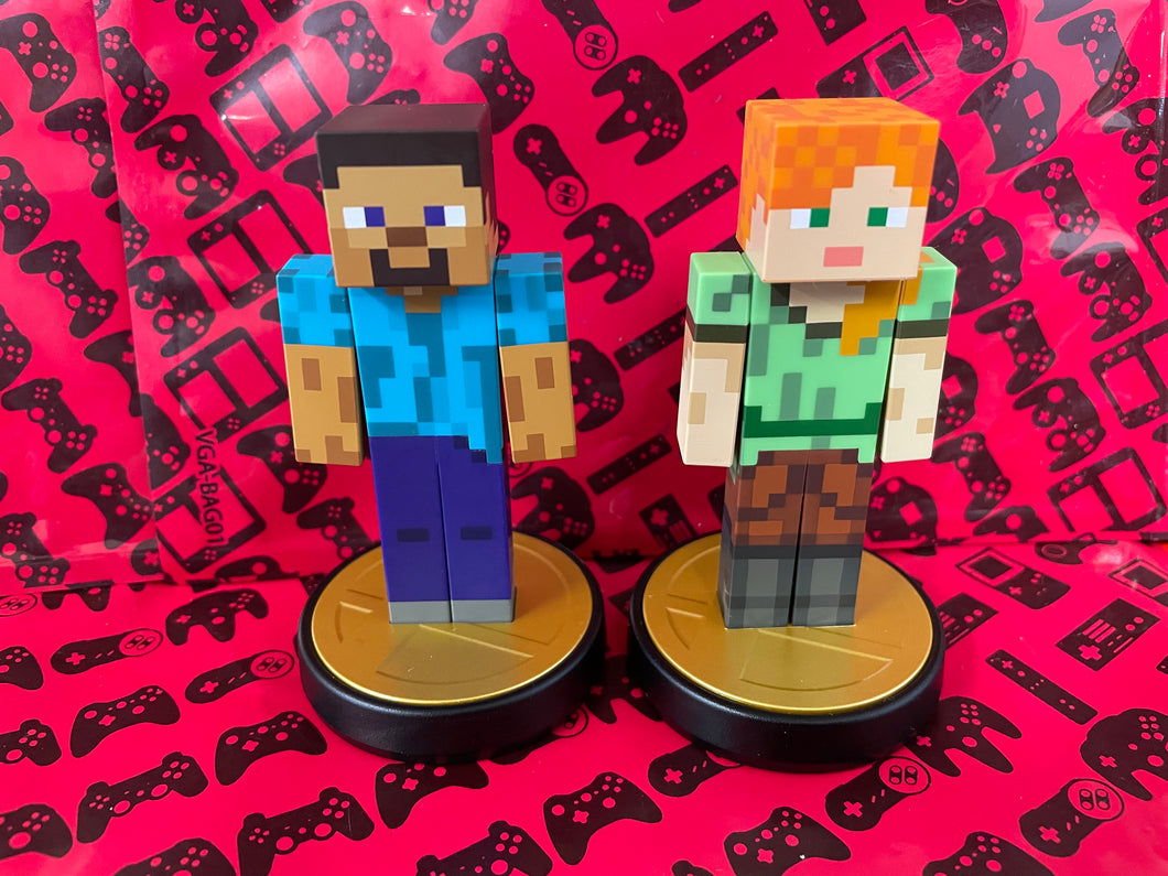 Steve & Alex 2-Pack Amiibo