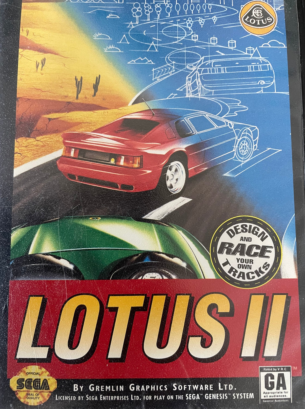 Lotus II Sega Genesis