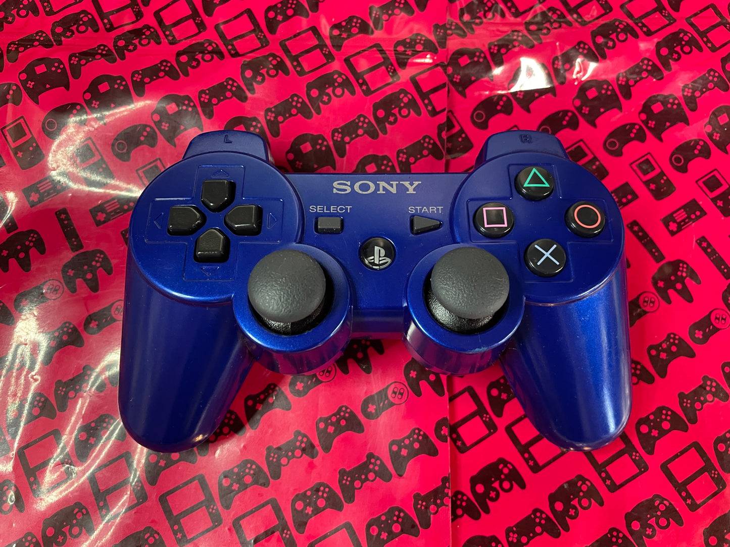 Metallic Blue Sony PS3 Sixaxis DualShock 3 Wireless Controller