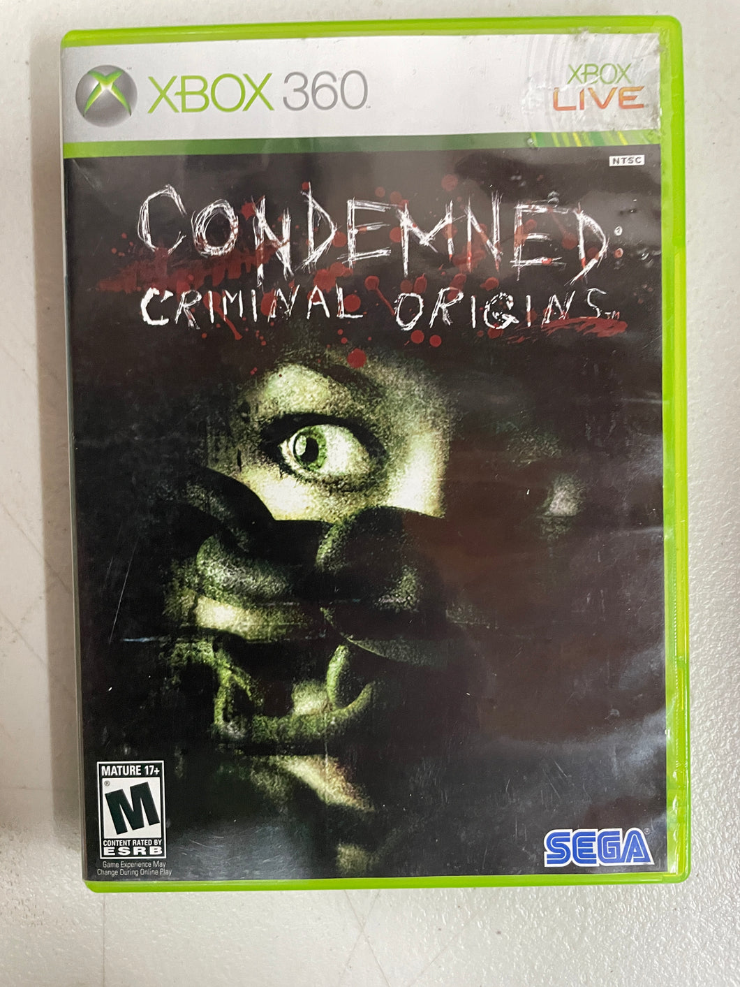 Condemned Criminal Origins Xbox 360