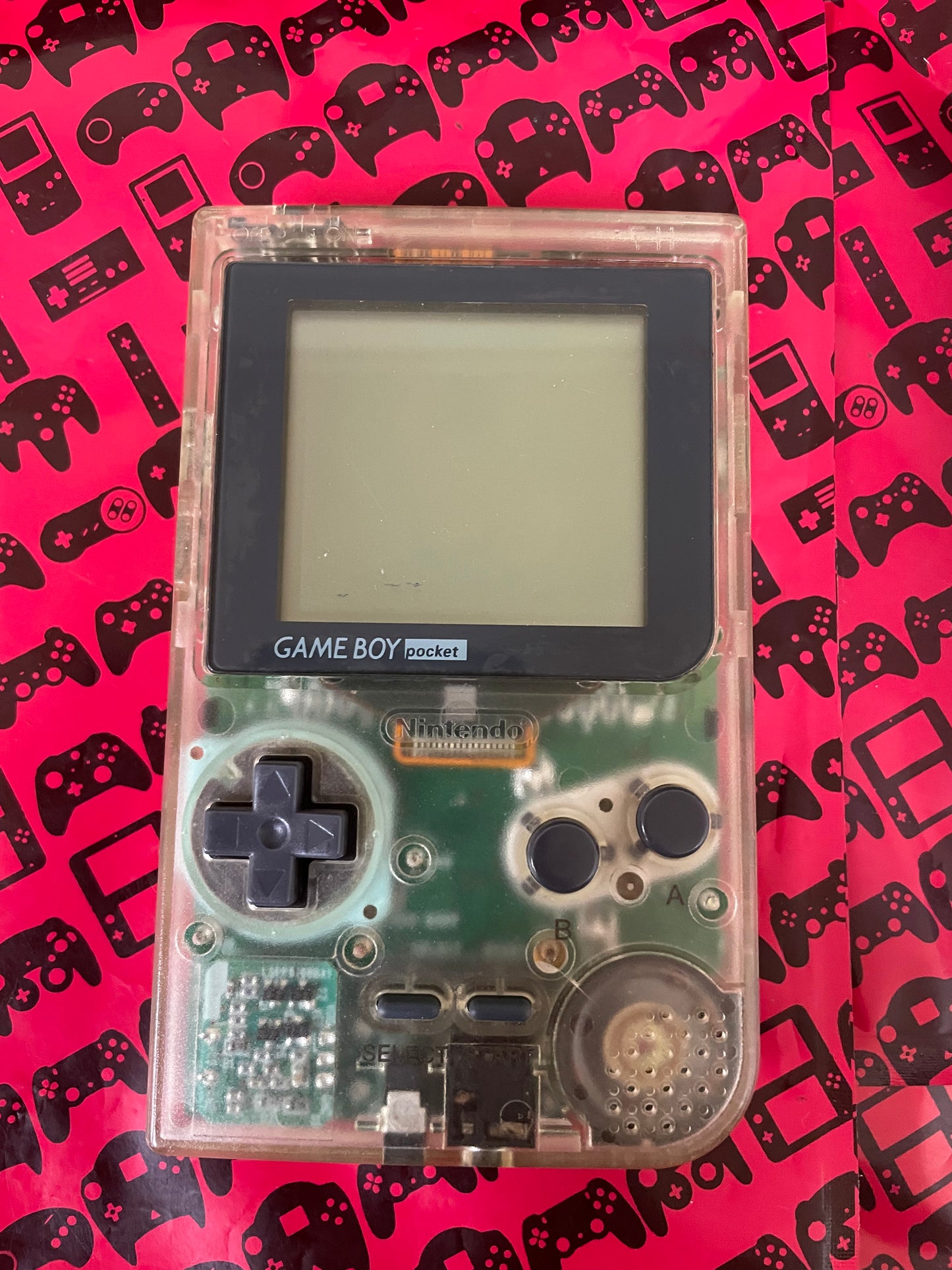 Clear Game Boy Pocket (MGB-001) GameBoy