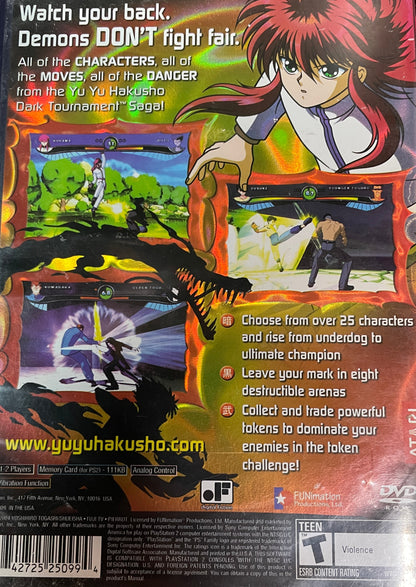 Yu Yu Hakusho Dark Tournament Playstation 2