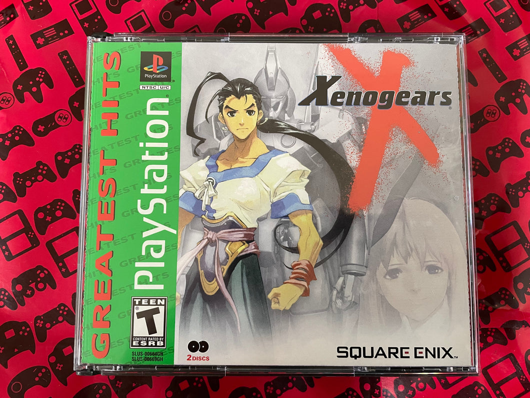 Xenogears Playstation [Greatest Hits] Playstation Great Condition Complete