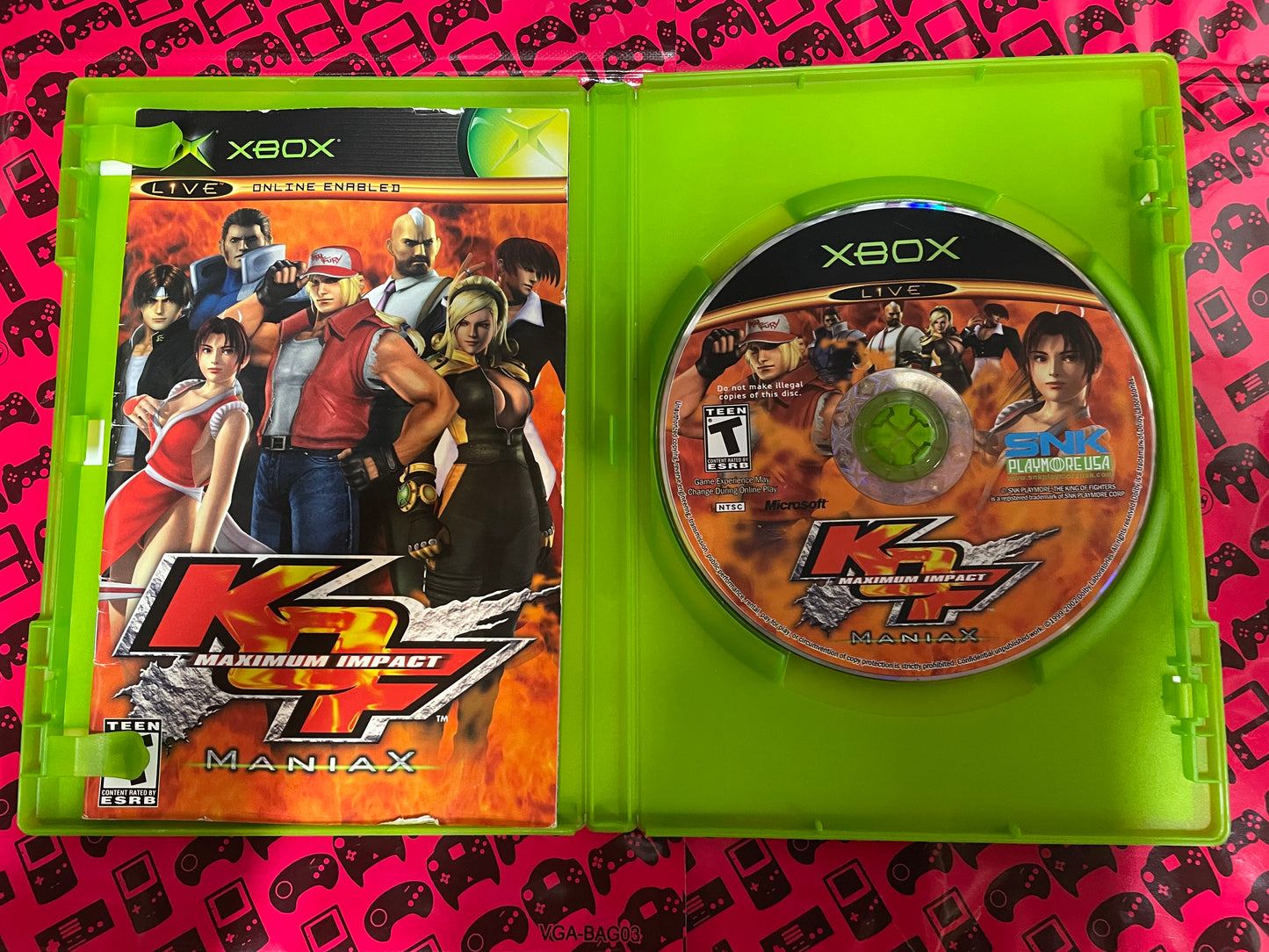 King of Fighters Maniax Maximum Impact Xbox Complete
