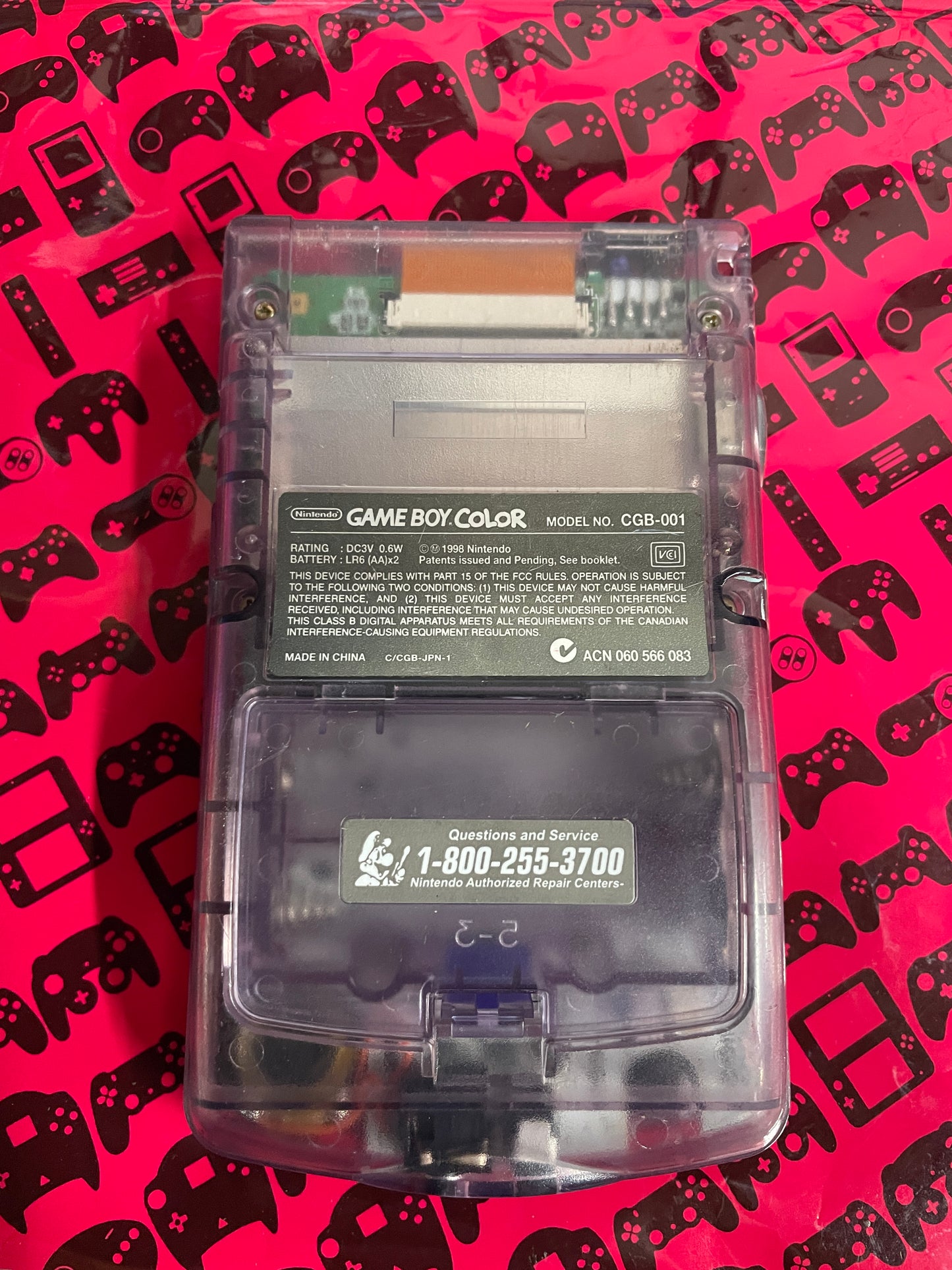 Atomic Purple Nintendo Gameboy Color System Gameboy Color