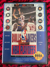 Load image into Gallery viewer, Bulls Vs Lakers And The NBA Playoffs Sega Genesis No Manual
