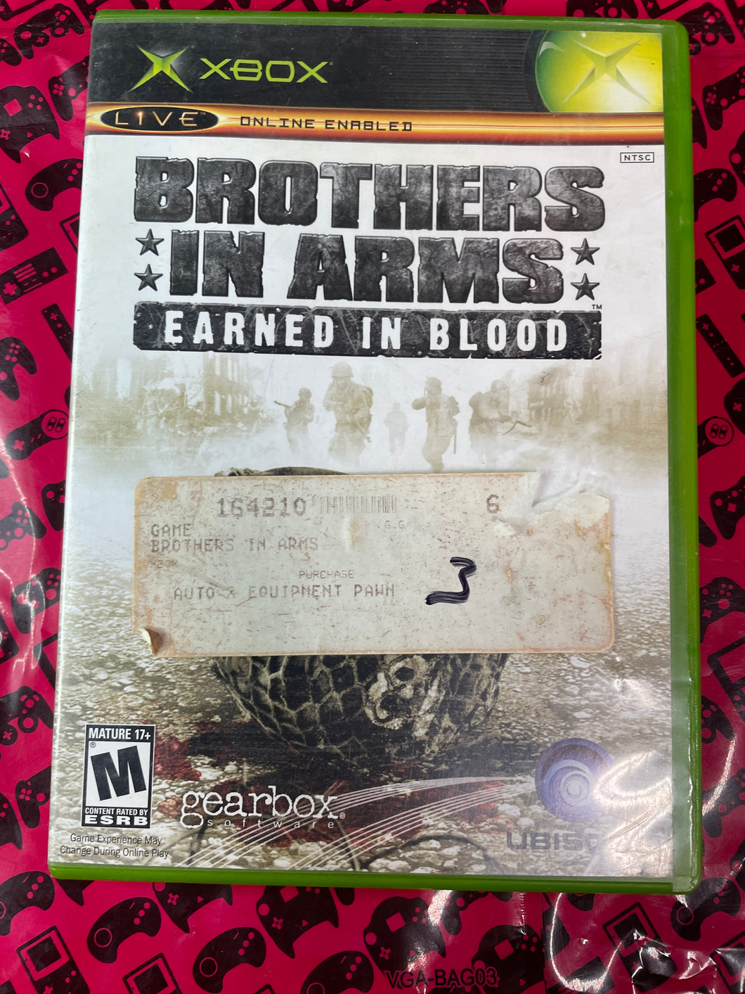 Brothers In Arms Earned In Blood Xbox No Manual