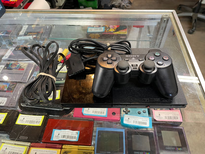 Black Sony (PS2) Slim Console (Model 90001) PlayStation 2
