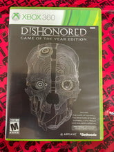 Load image into Gallery viewer, Dishonored [Game Of The Year] Xbox 360 Complete

