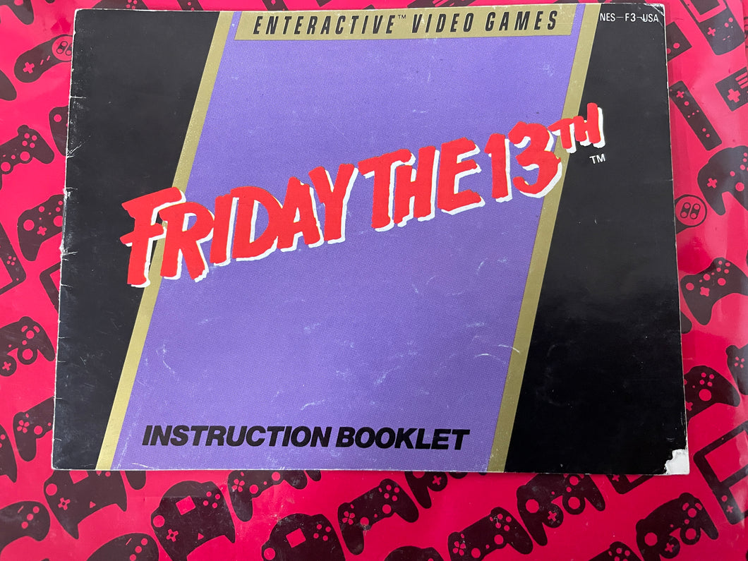 Friday The 13th NES Manual