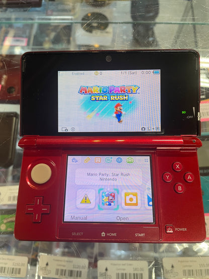 Flame Red Nintendo 3DS (CTR-001) Nintendo 3DS