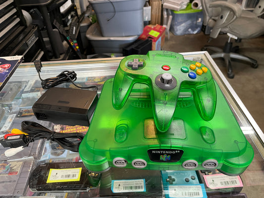 Jungle Green Funtastic N64 Console Nintendo 64