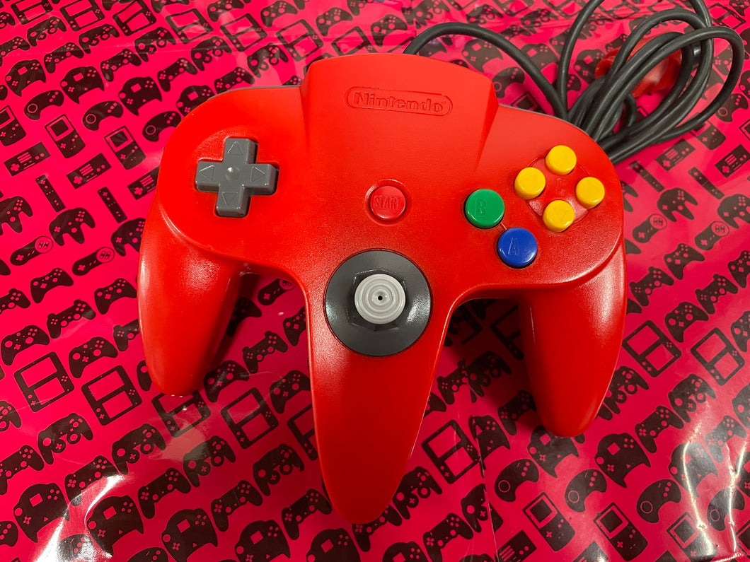 N64 Nintedo 64 Controller Red