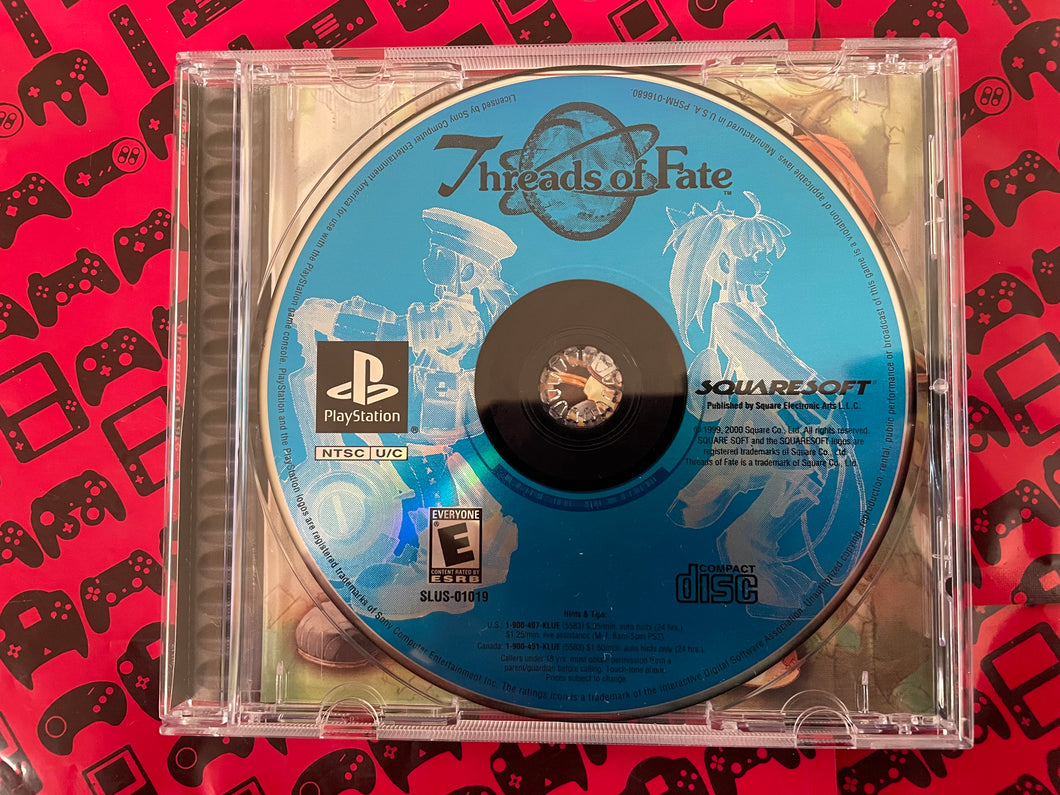 Threads Of Fate Playstation No Manual