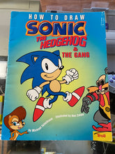 Load image into Gallery viewer, How to Draw Sonic the Hedgehog and the Gang VTG 1998 Troll by Michael Teitelbaum
