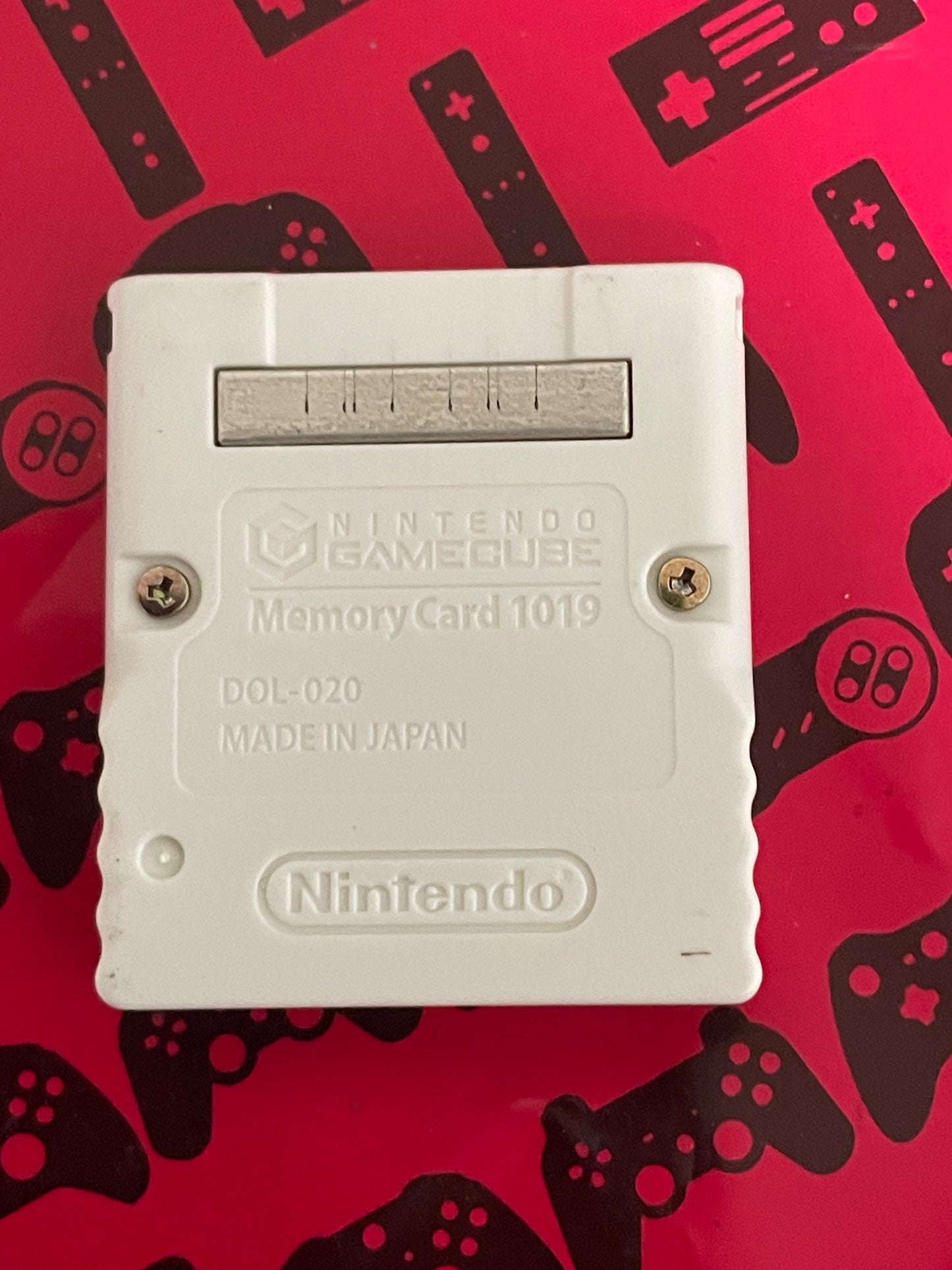 White 64MB 1019 Block Memory Card (DOL-020) Gamecube