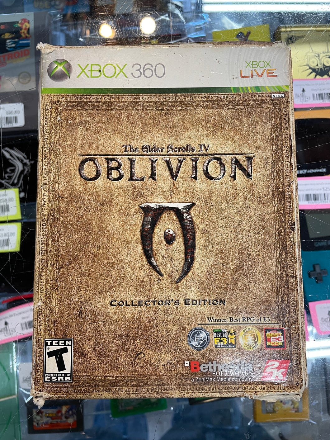 Elder Scrolls IV Oblivion [Collector's Edition] Xbox 360 No Bonus Disk or Coin