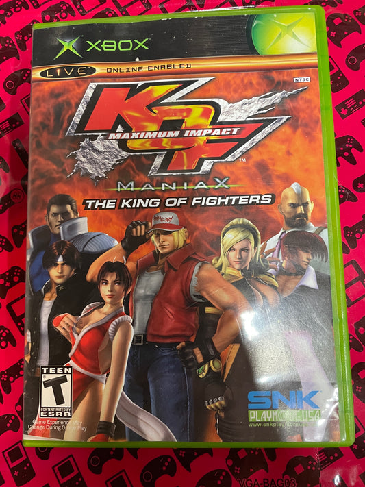 King of Fighters Maniax Maximum Impact Xbox Complete