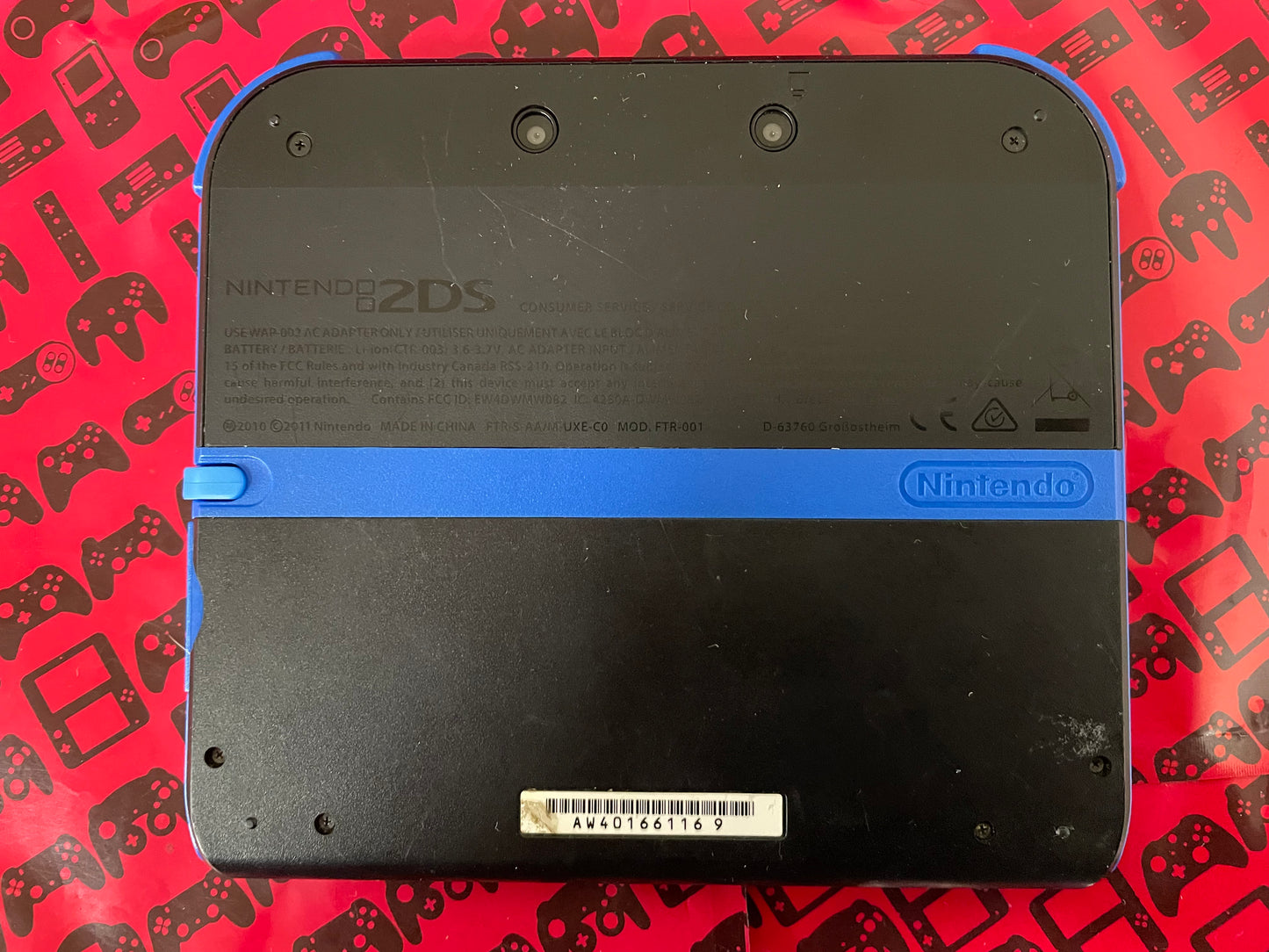 Electric Blue Nintendo 2DS (FTR-001) Nintendo 3DS