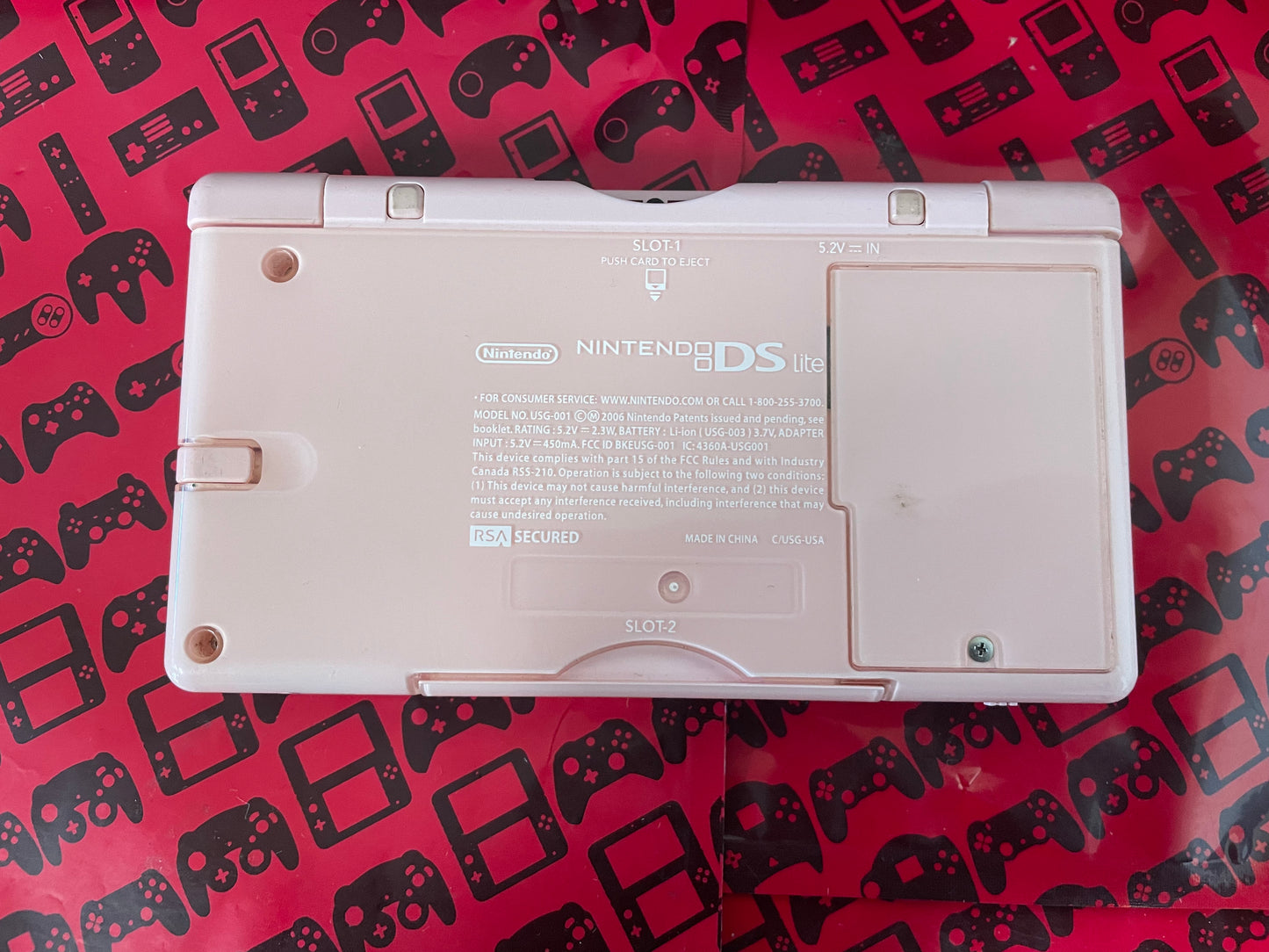 Coral Pink Nintendo DS Lite Nintendo DS