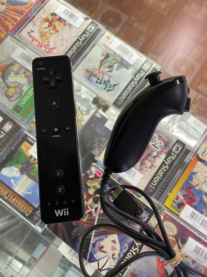 Black Nintendo Wii Console Wii RVL-001 (GameCube Compatible) (RVL-101)