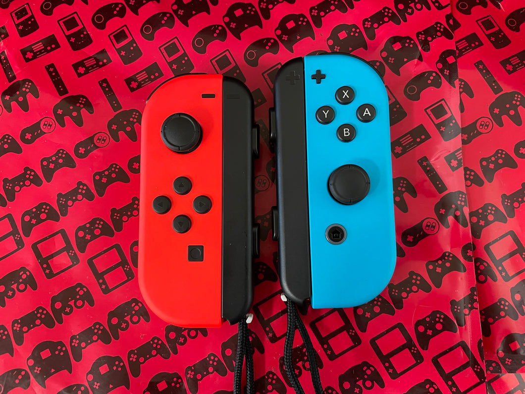 Joy-Con Neon Red & Neon Blue Nintendo Switch Loose