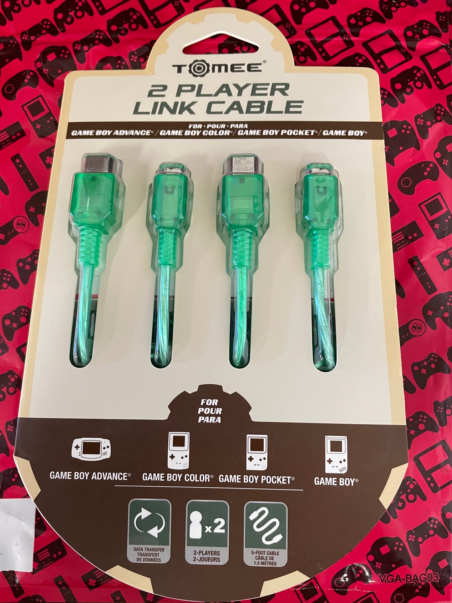 2 Player Link Cable For Game Boy Color / Game Boy Pocket / Game Boy
