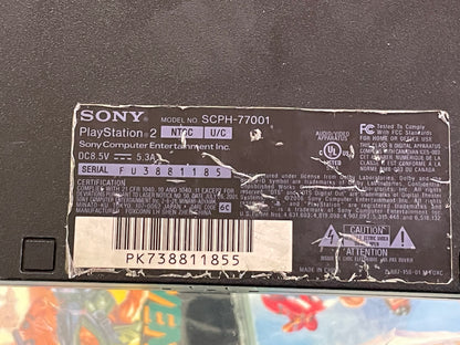 Black PS2 (SCPH-77001) Slim Console PlayStation 2