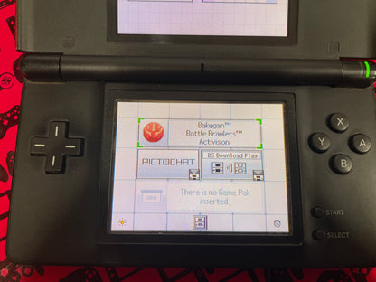 Red Crimson & Black DS Lite Nintendo DS