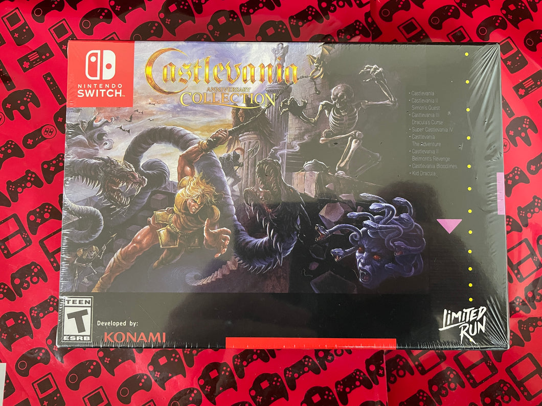 Limited Run Games Castlevania Anniversary Collection Retro Box Switch Brand New