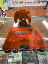 Load image into Gallery viewer, Nintendo 64 Daiei Hawks Orange &amp; Black System
