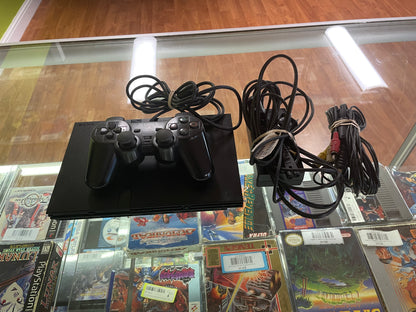 Black PS2 Slim Console (SCPH-77001) Playstation 2