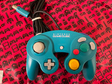 Load image into Gallery viewer, Gamecube Nintendo Controller Emerald Blue DOL-003
